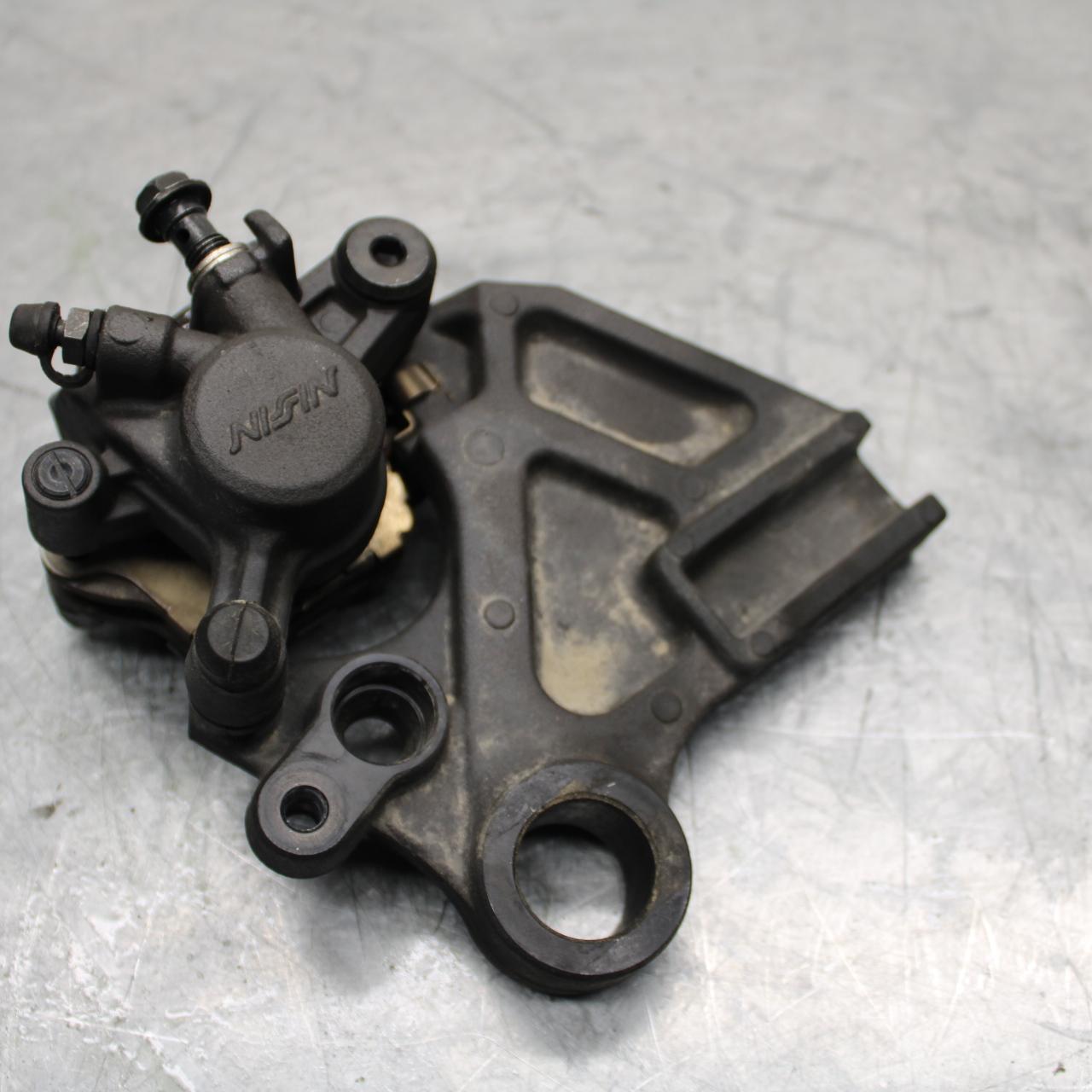 11-15 KAWASAKI ZX1000R REAR BACK BRAKE CALIPER W MOUNT BRACKET BB445