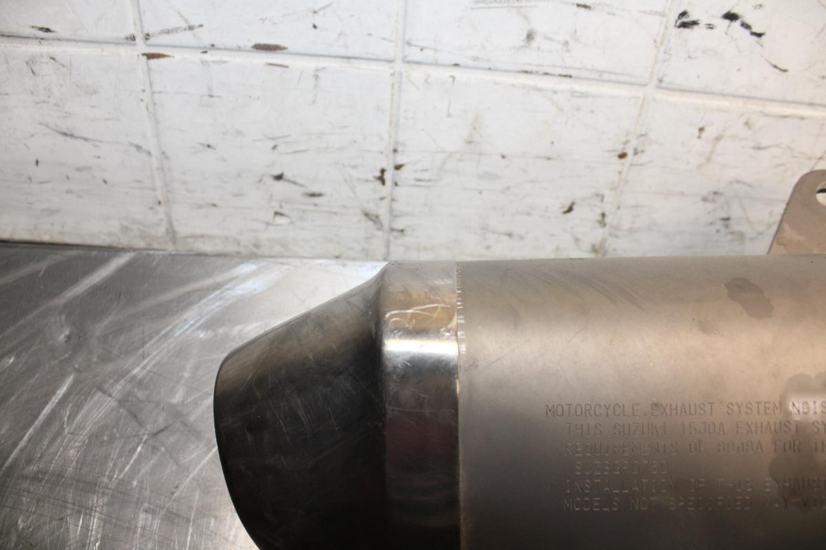 11-21 SUZUKI GSXR750 EXHAUST PIPE MUFFLER SLIP ON CAN SILENCER BB492
