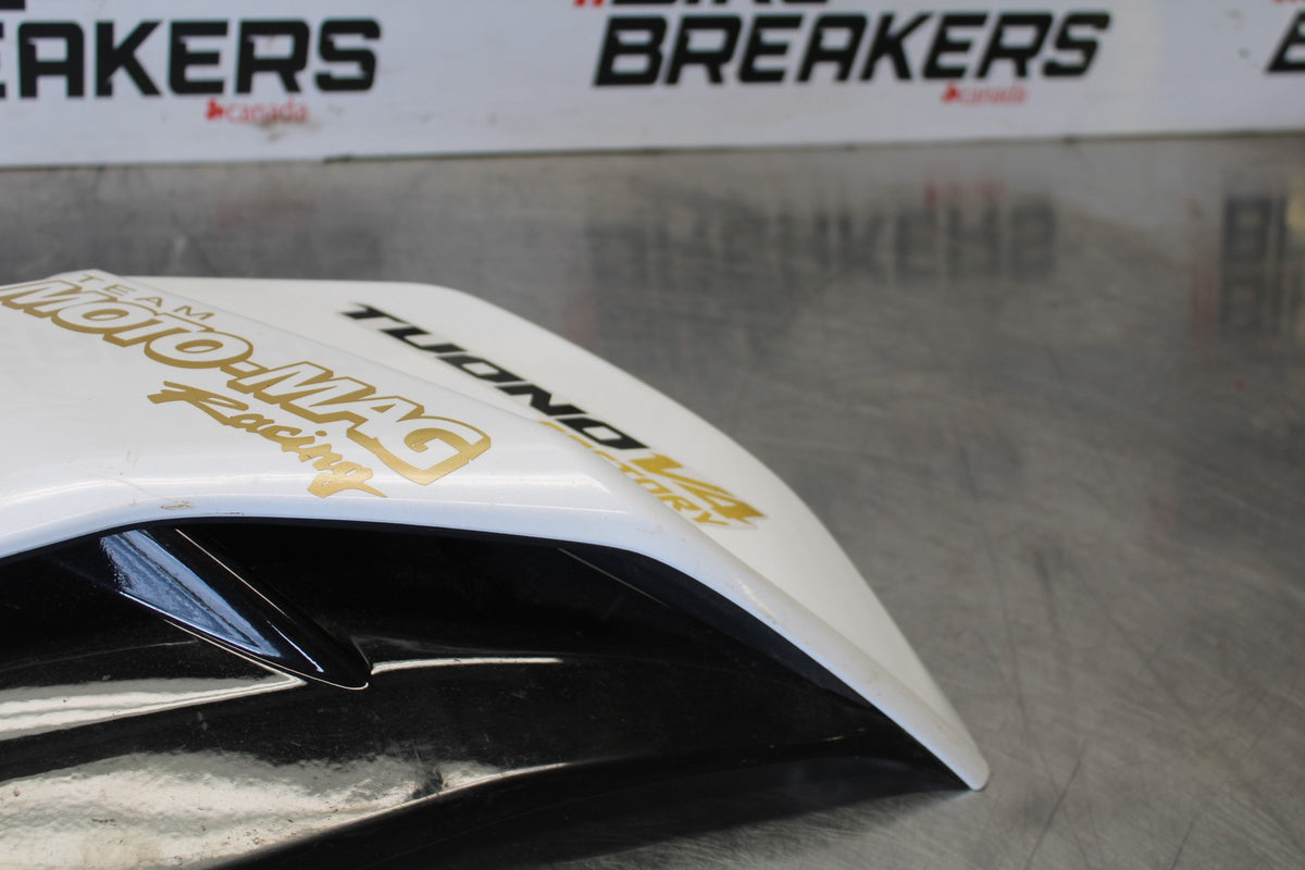 24 APRILIA TUONO V4 1100 FACTORY ABS RIGHT FRONT UPPER MID SIDE FAIRING BB887