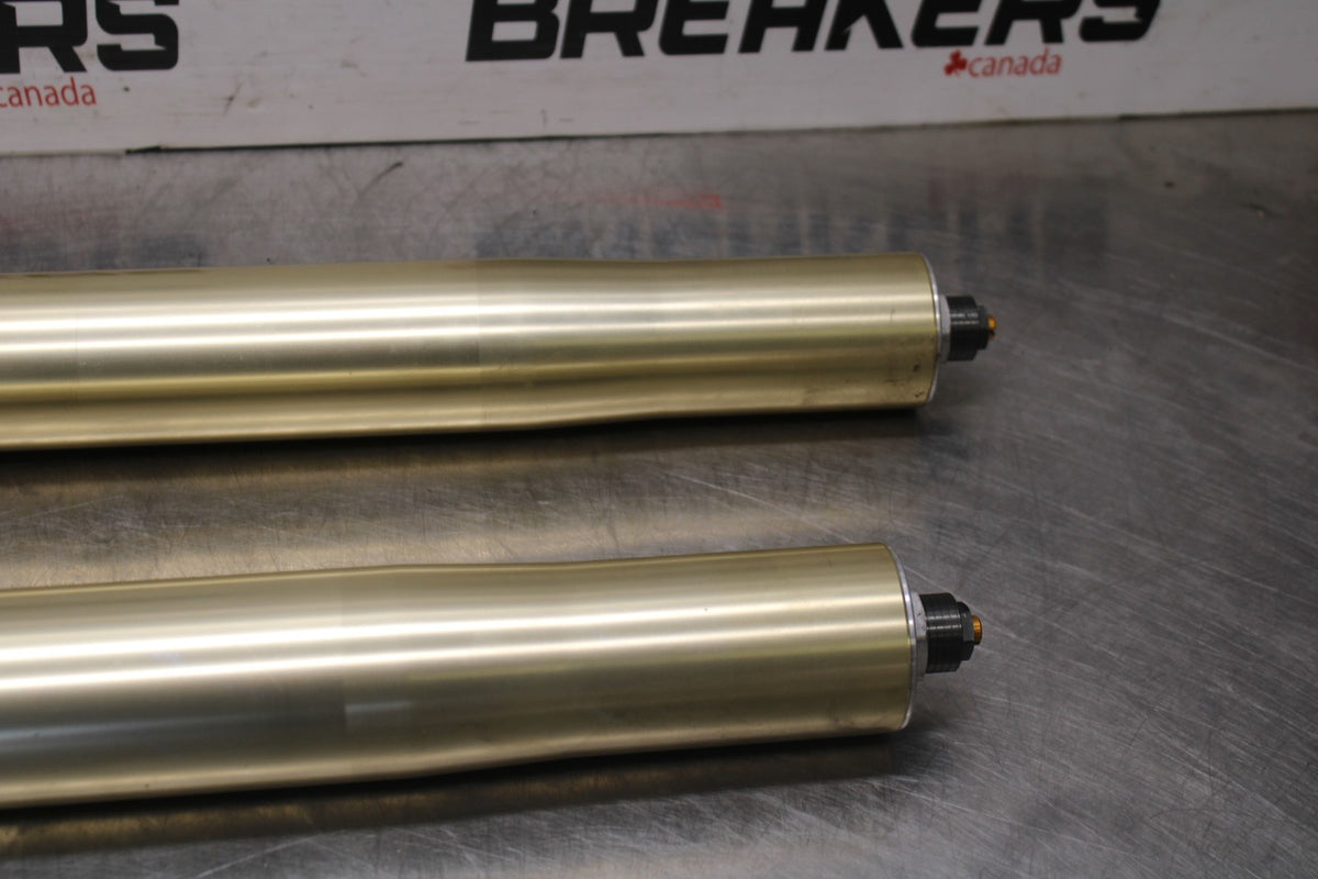 08-09 KAWASAKI NINJA ZX14R FRONT FORKS SHOCK SUSPENSION SET PAIR BB932