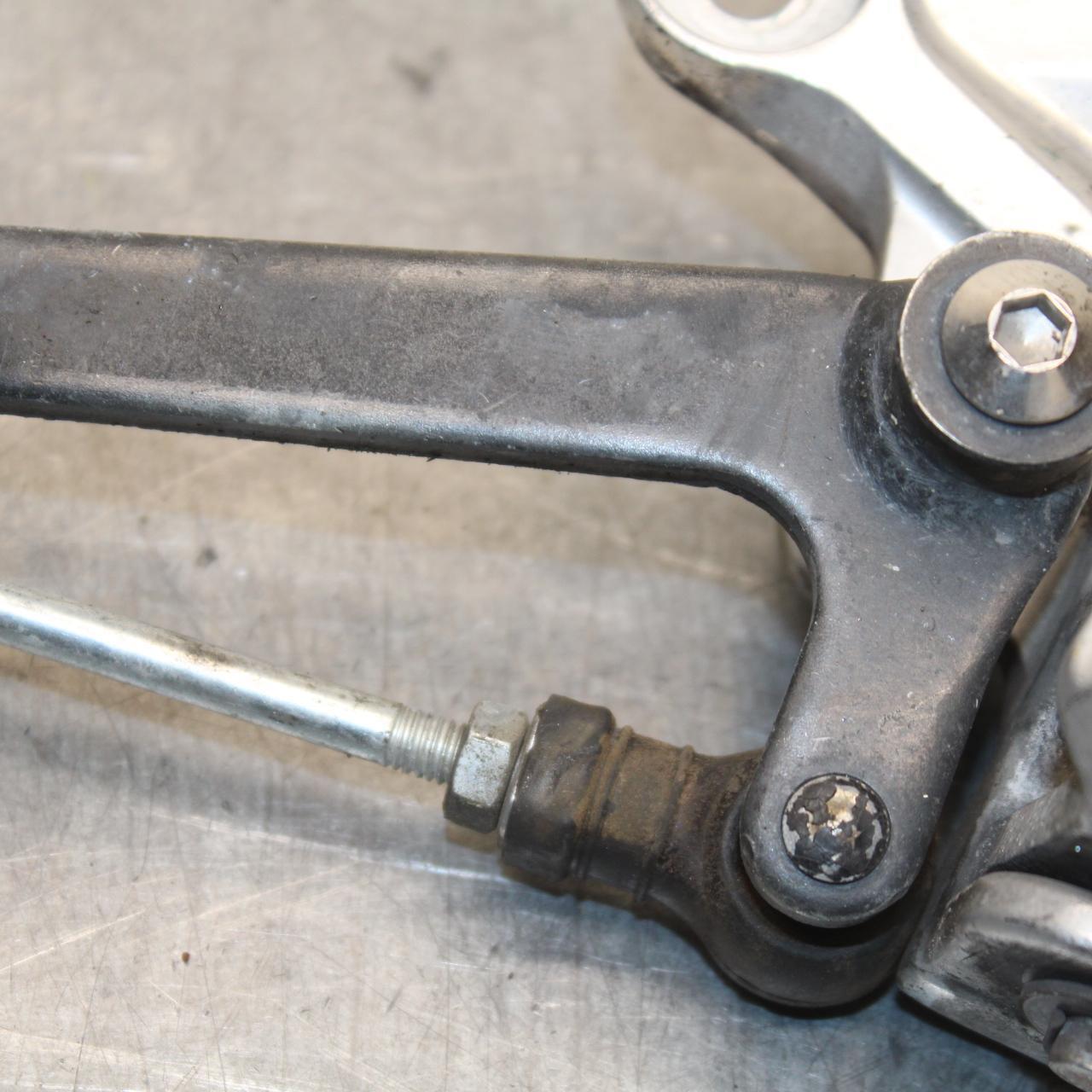 15-18 HONDA CB300FA LEFT REARSET WITH SHIFTER DRIVER FOOT PEG REST STOP BB646