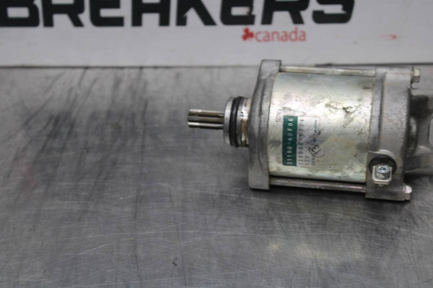 07 SUZUKI GSXR1000 ENGINE STARTING STARTER MOTOR -DC 12V 31100-40F00 BB770