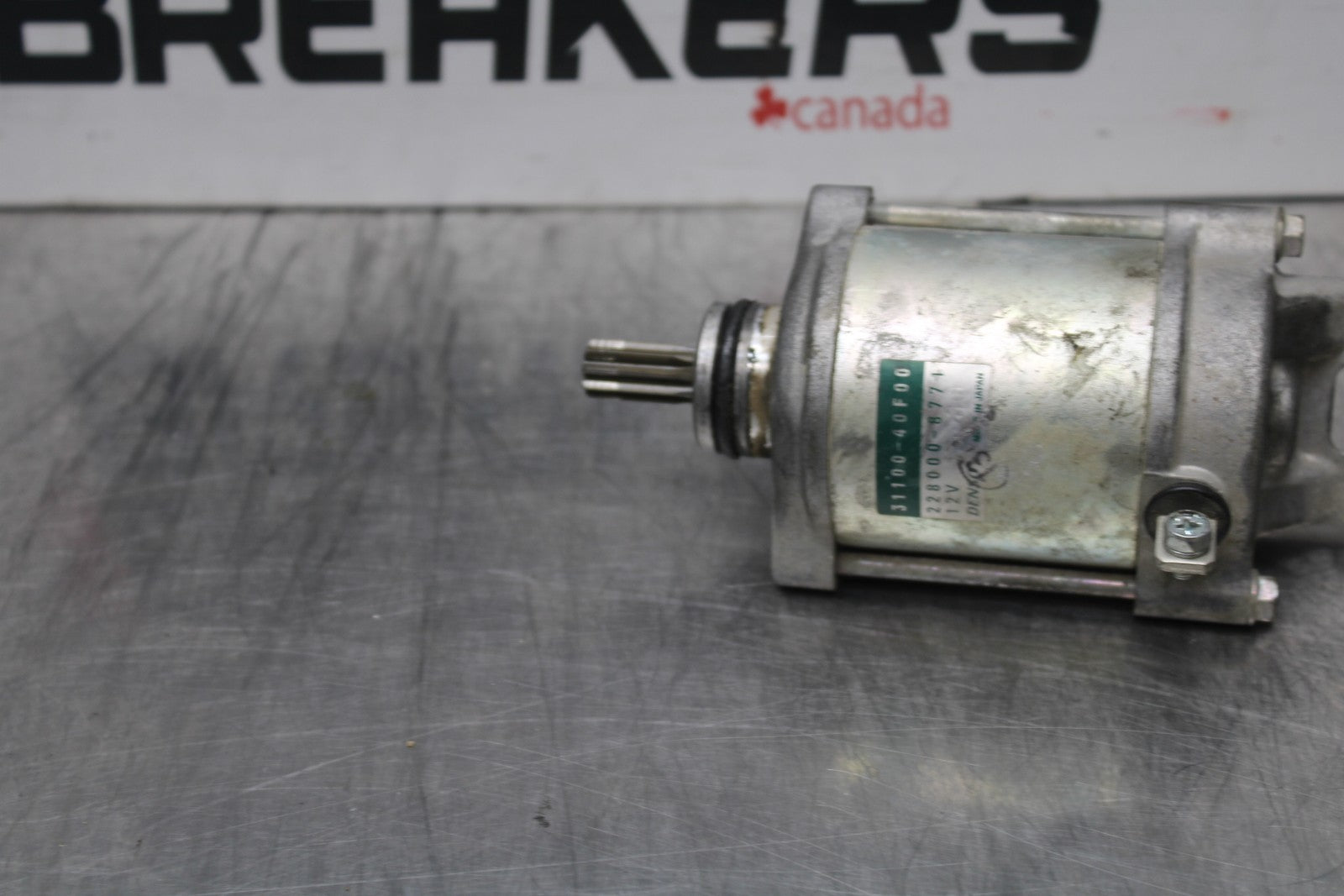 07 SUZUKI GSXR1000 ENGINE STARTING STARTER MOTOR -DC 12V 31100-40F00 BB770