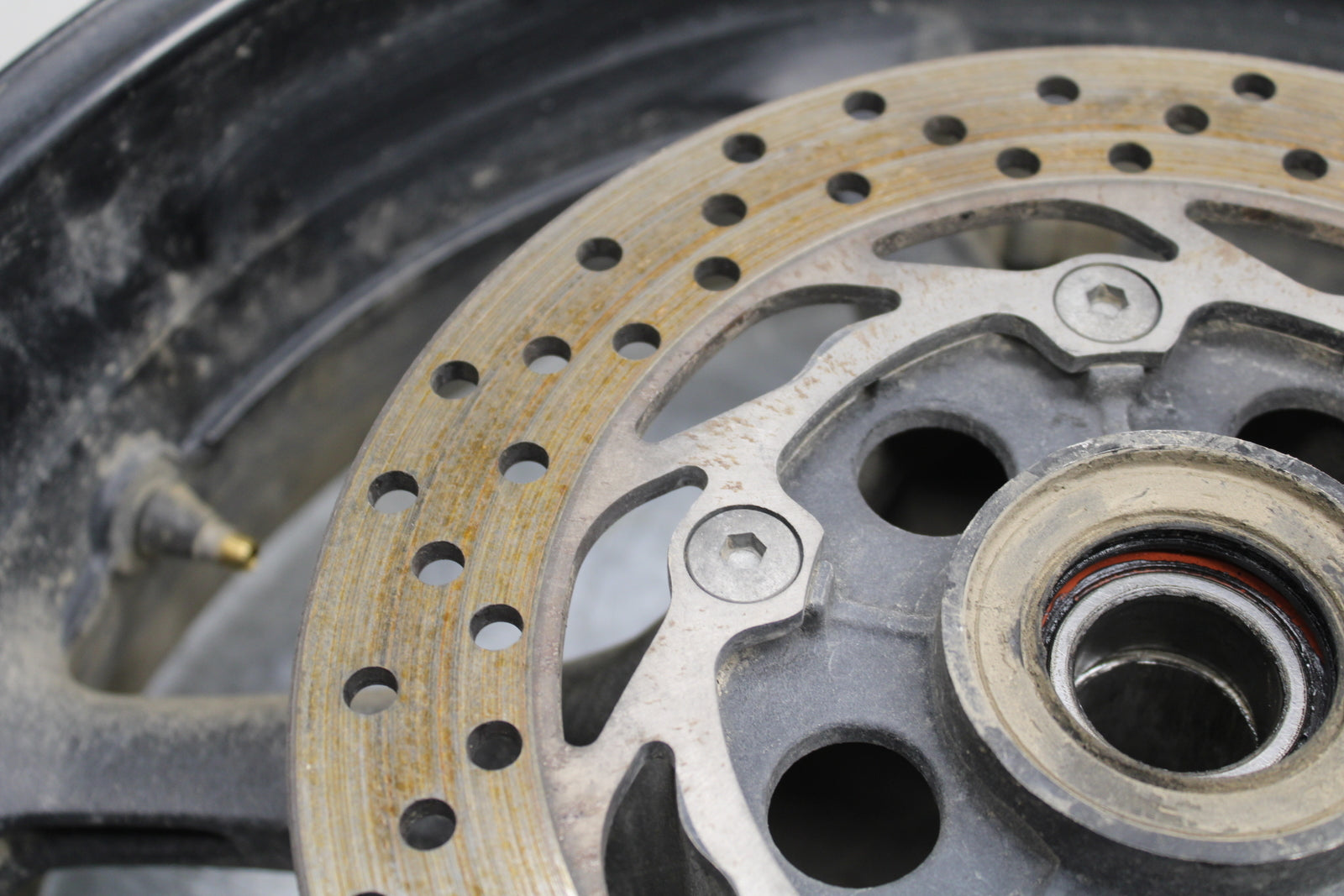 07-09 YAMAHA FZ6 REAR WHEEL REAR RIM  BB713