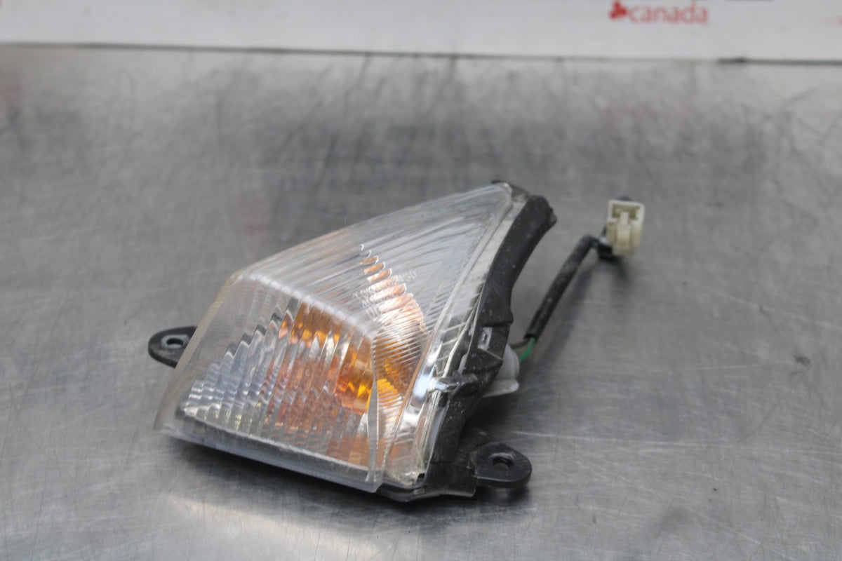 06-07 KAWASAKI NINJA 650R EX650A LEFT FRONT TURN SIGNAL LIGHT INDICATOR BB774