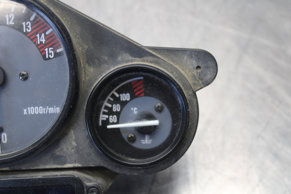 96-07 YAMAHA YZF600R SPEEDO TACH GAUGES CLUSTER SPEEDOMETER TACHOMETER BB158
