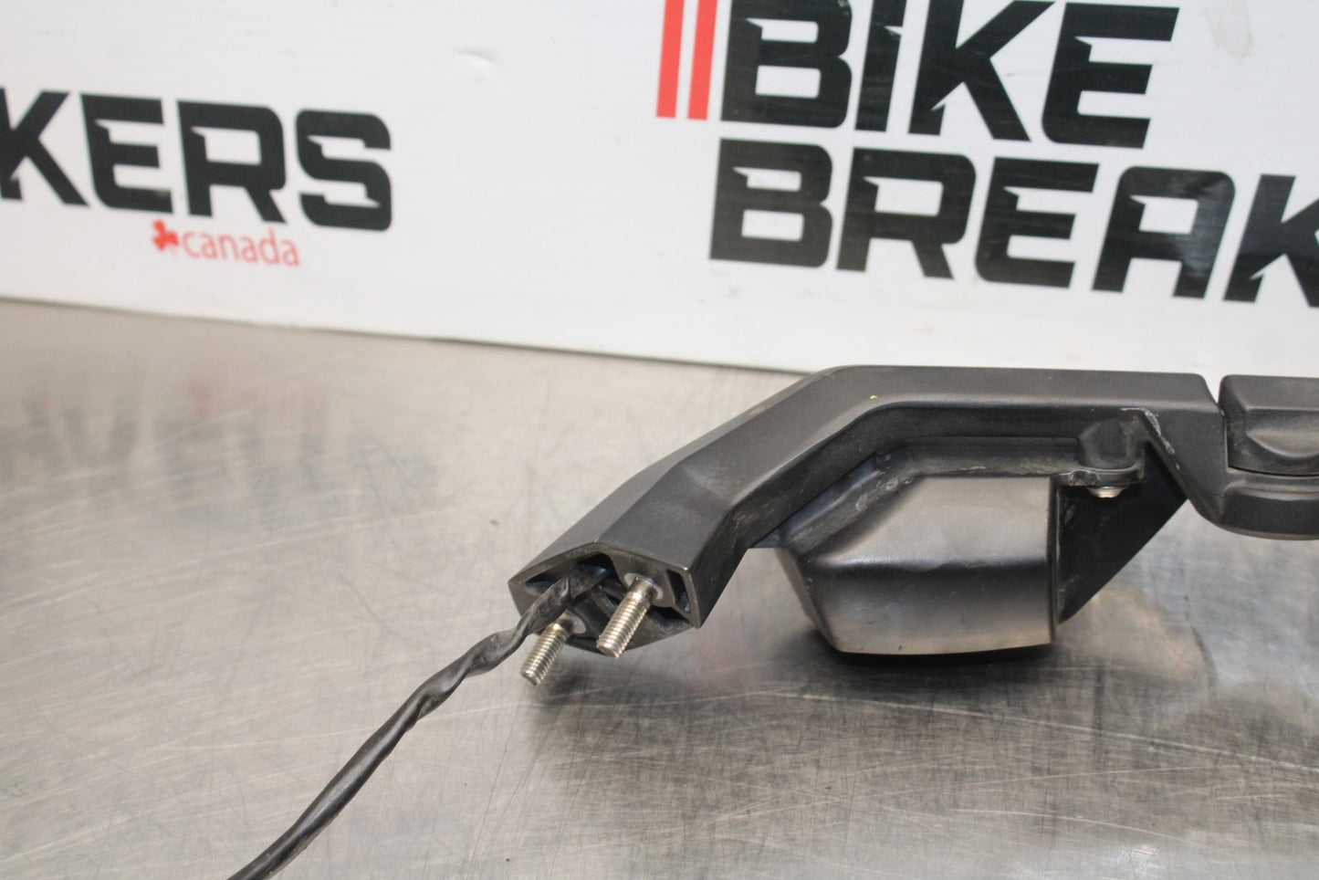 08 KAWASAKI NINJA ZX10R RIGHT SIDE REAR VIEW MIRROR & TURN SIGNAL BB201