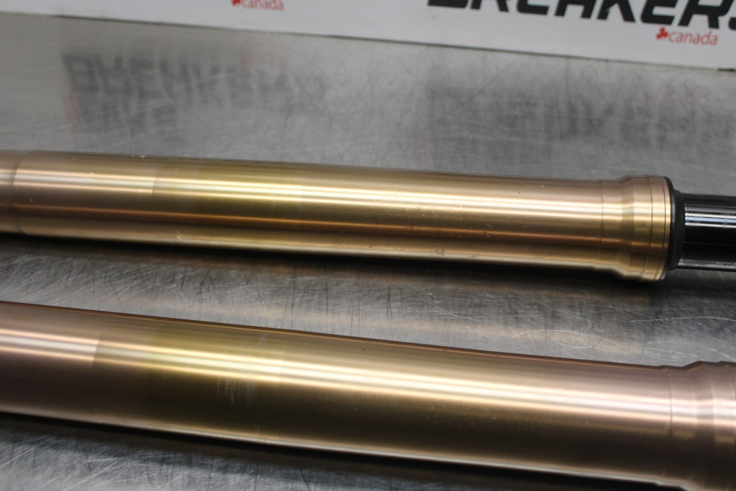 08 KAWASAKI NINJA ZX10R FRONT FORKS SHOCK SUSPENSION SET PAIR BB201