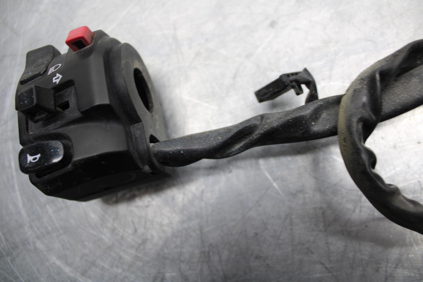 11 KAWASAKI NINJA 650 ER EX 650 LEFT CLIP ON HANDLE HORN SIGNALS SWITCH BB503