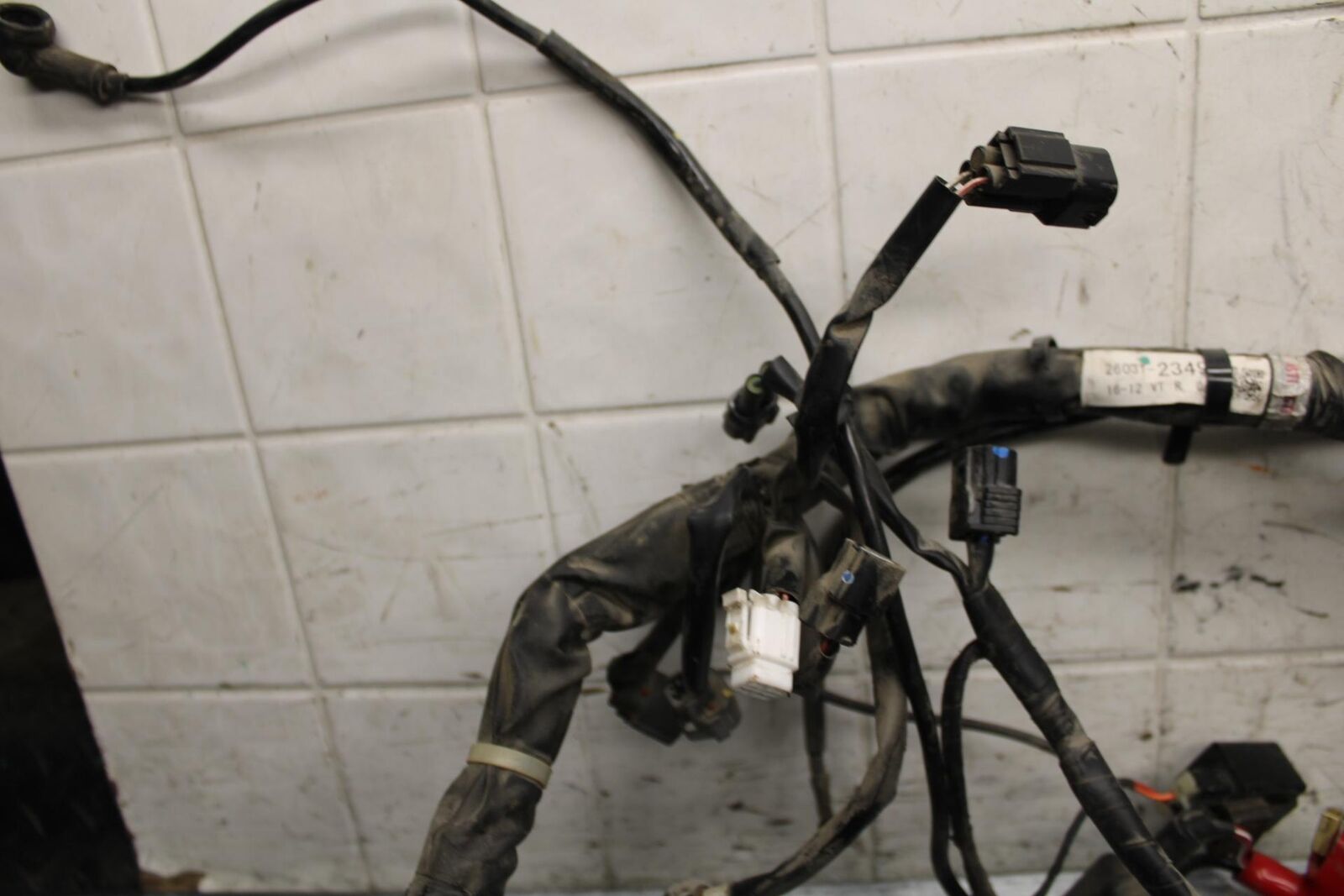 17 KAWASAKI VERSYS_X 300 MAIN ENGINE WIRING HARNESS MOTOR WIRE LOOM BB504
