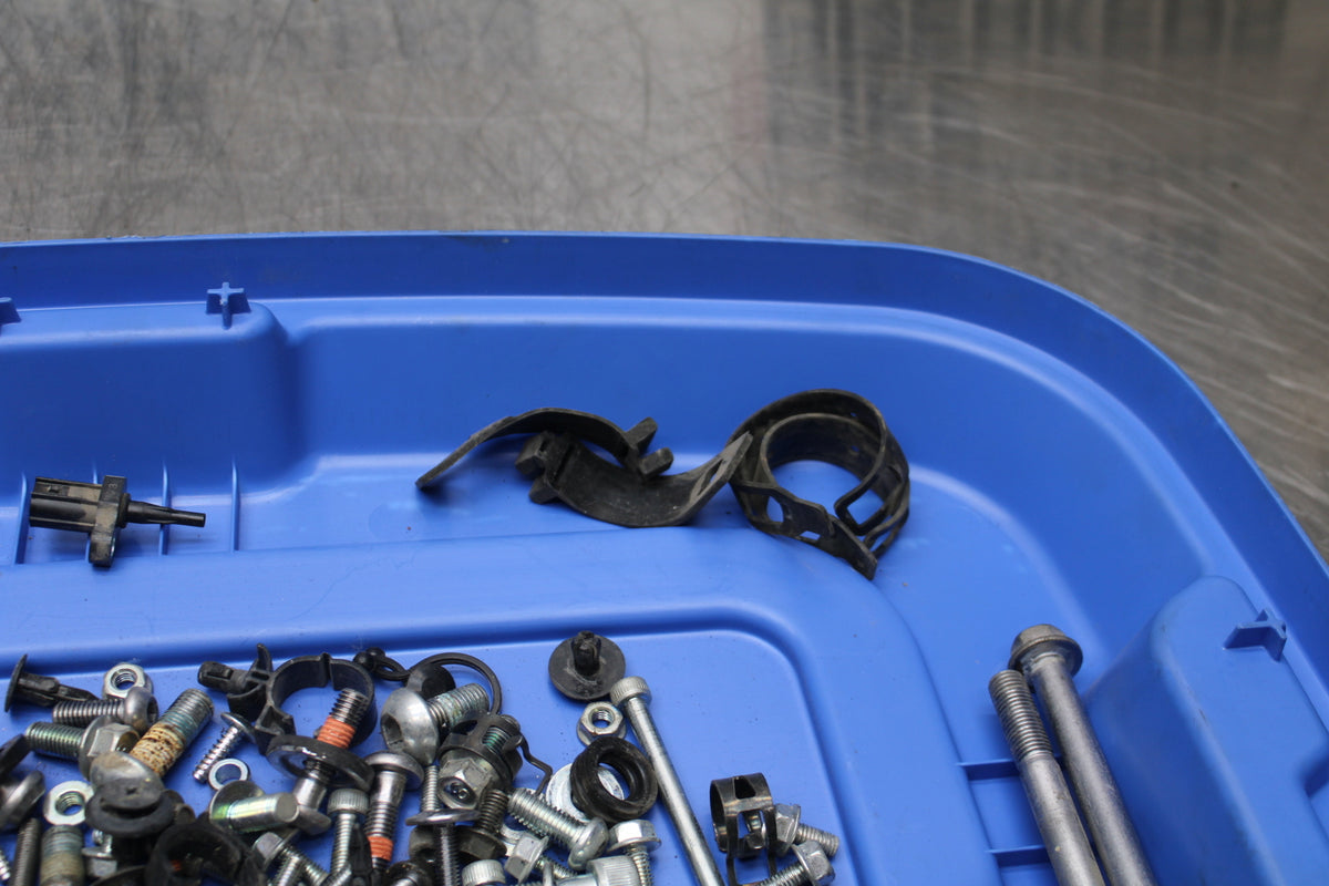 09-15 YAMAHA FZ6R ENGINE MOUNTING BOLTS HARDWARE MOTOR SCREWS BB161