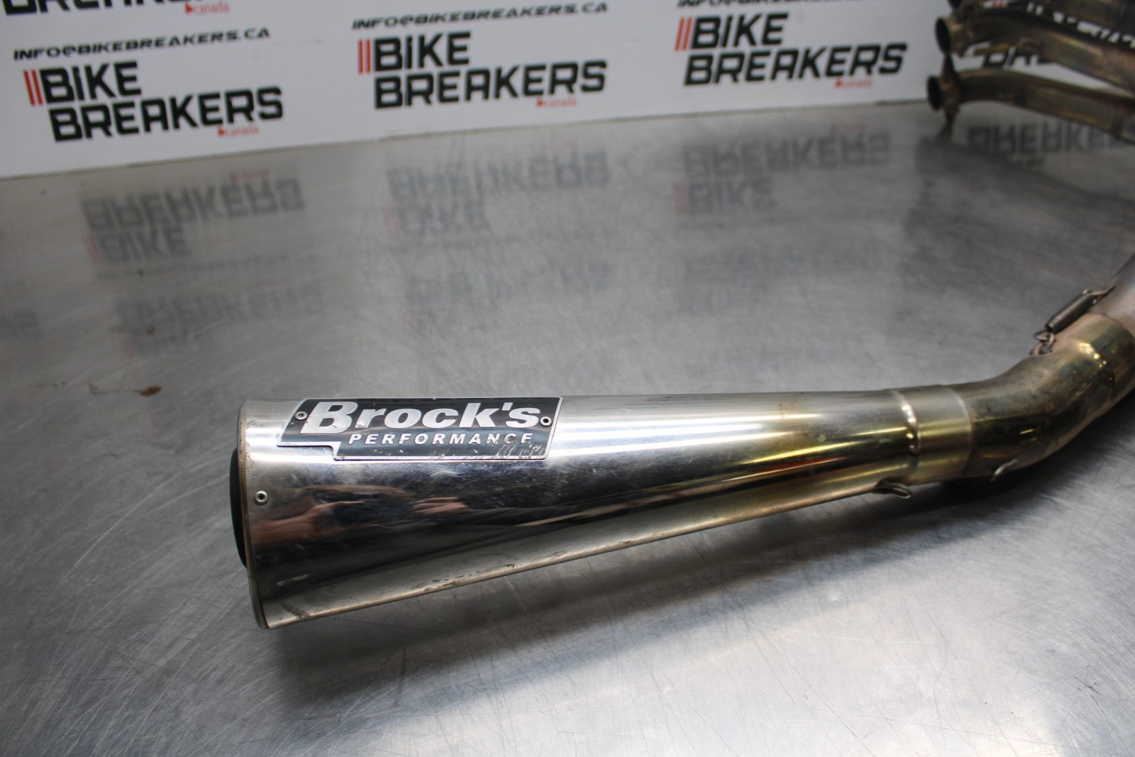 08 KAWASAKI NINJA ZX10R BROCKS FULL EXHAUST SYSTEM HEADERS PIPE MUFFLER BB201