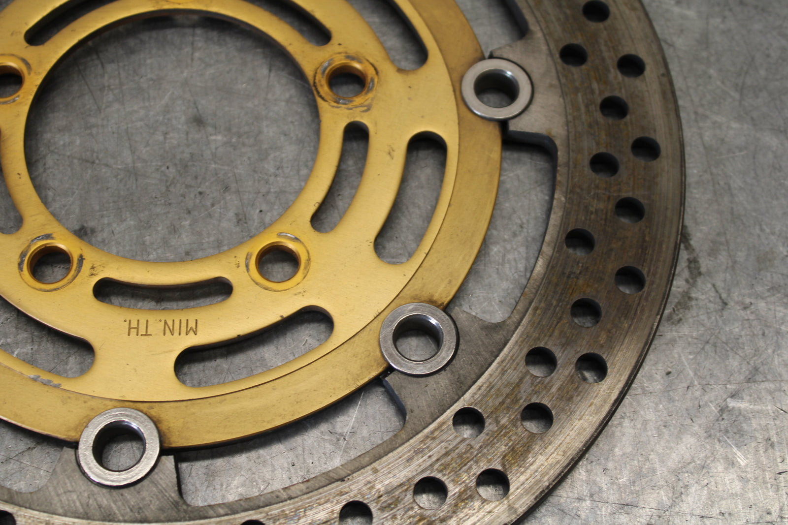 03-04 KAWASAKI NINJA ZX6RR FRONT LEFT RIGHT BRAKE ROTORS DISCS BB684