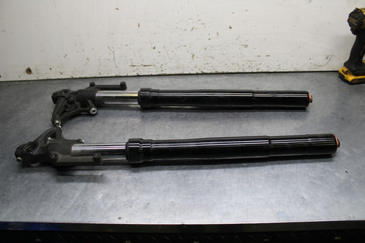 12-13 KAWASAKI Z1000 FRONT FORKS SHOCK SUSPENSION SET PAIR BB743