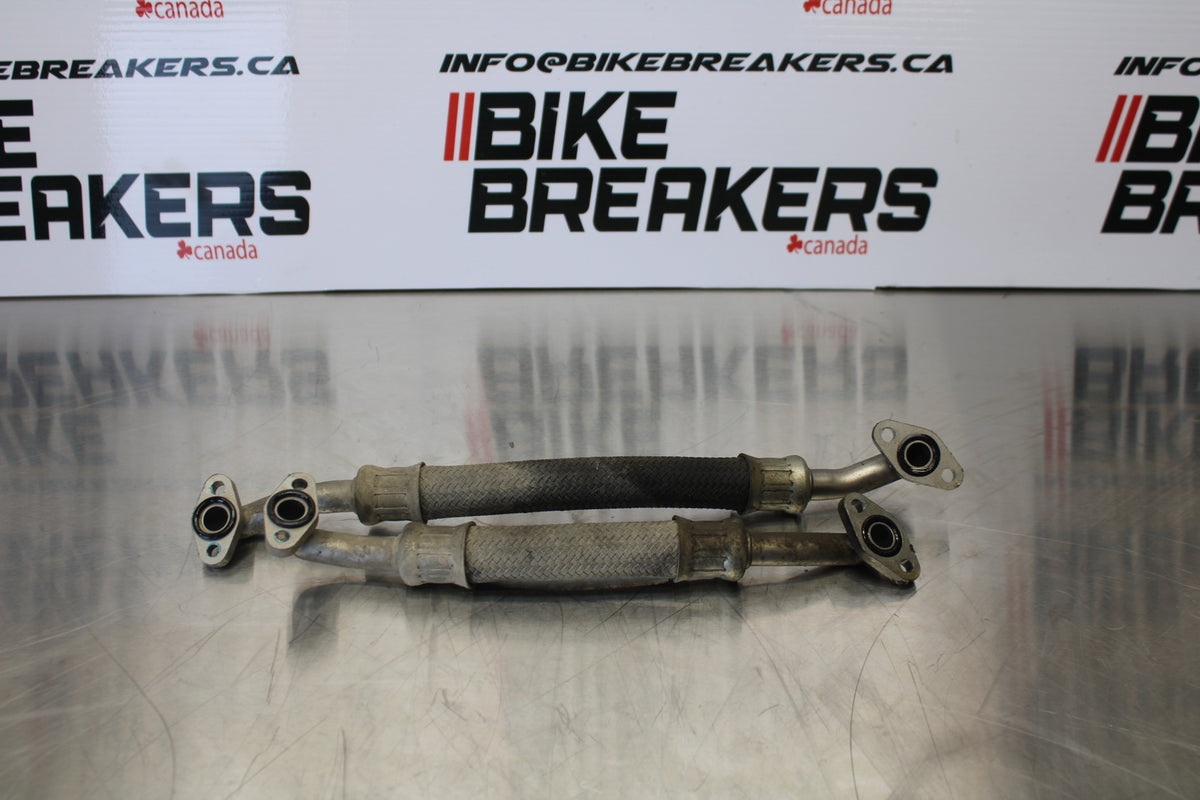 11 SUZUKI GSXR1000 ENGINE MOTOR OIL COOLER HOSES BB142