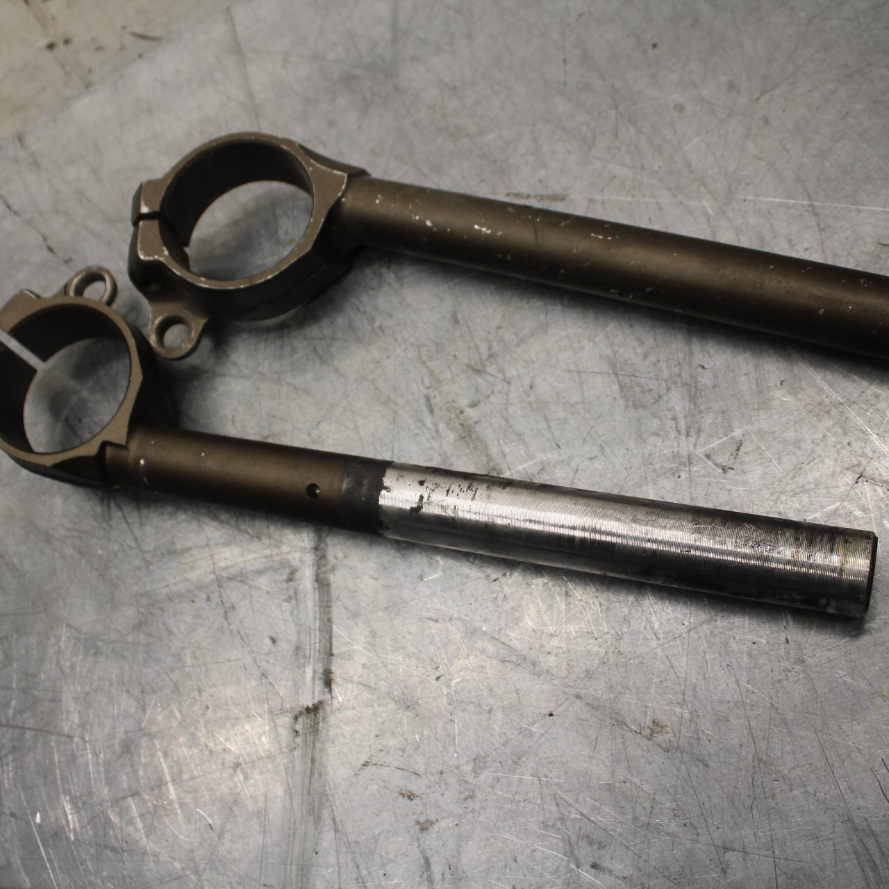 05-06 KAWASAKI NINJA ZX6R 636 LEFT RIGHT CLIP ON ONS HANDLEBARS PAIR SET BB505