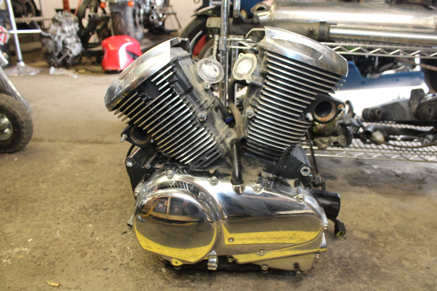 08 KAWASAKI VULCAN 900 ENGINE MOTOR BB184