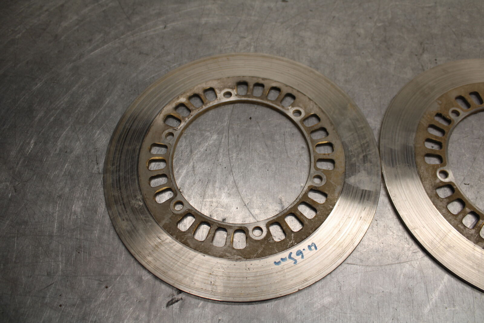 1984 Yamaha Virago 1000 FRONT LEFT RIGHT BRAKE ROTORS DISCS BB117