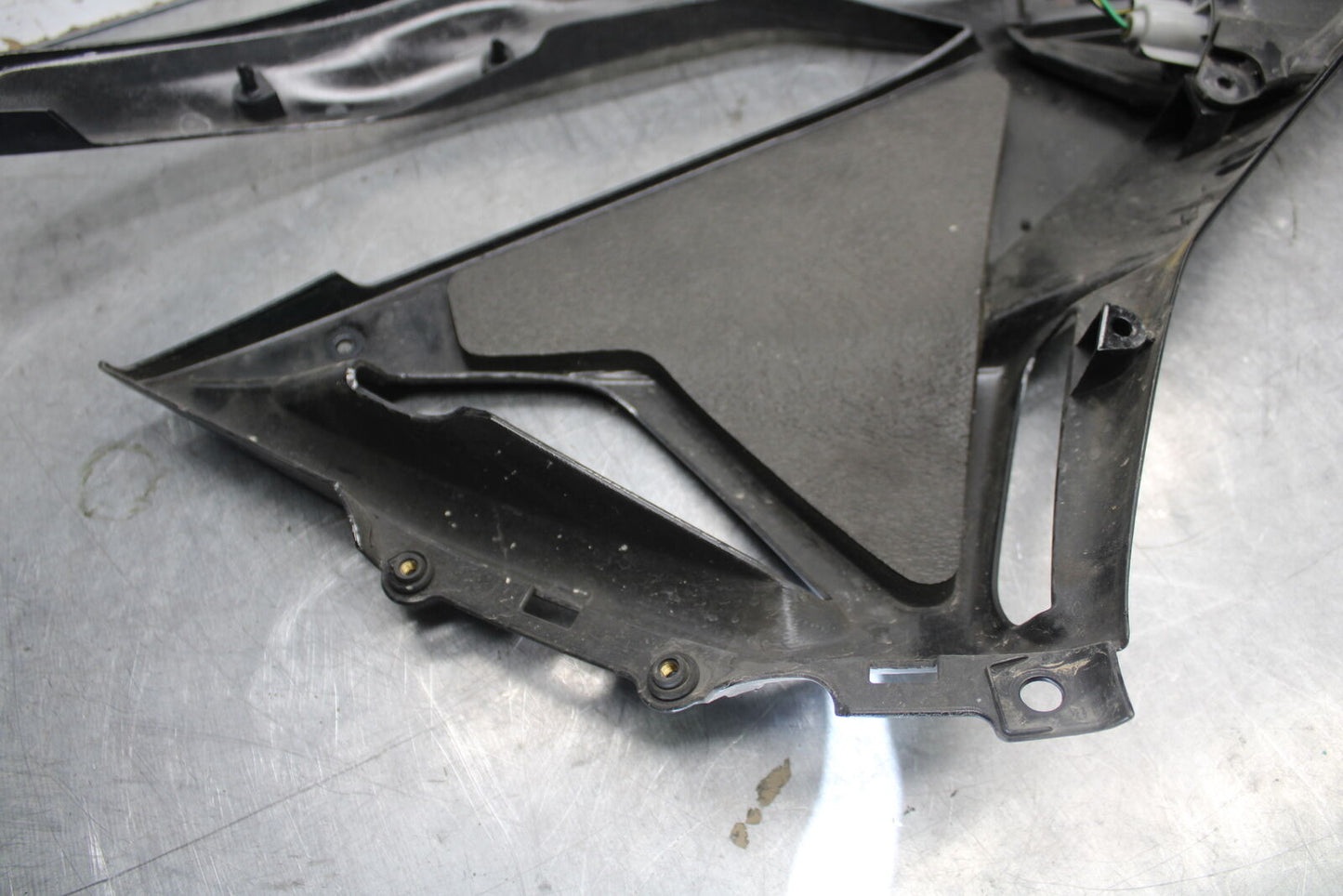 09-12 KAWASAKI NINJA ZX6R LEFT LOWER MID UPPER SIDE FAIRING COWL BB698