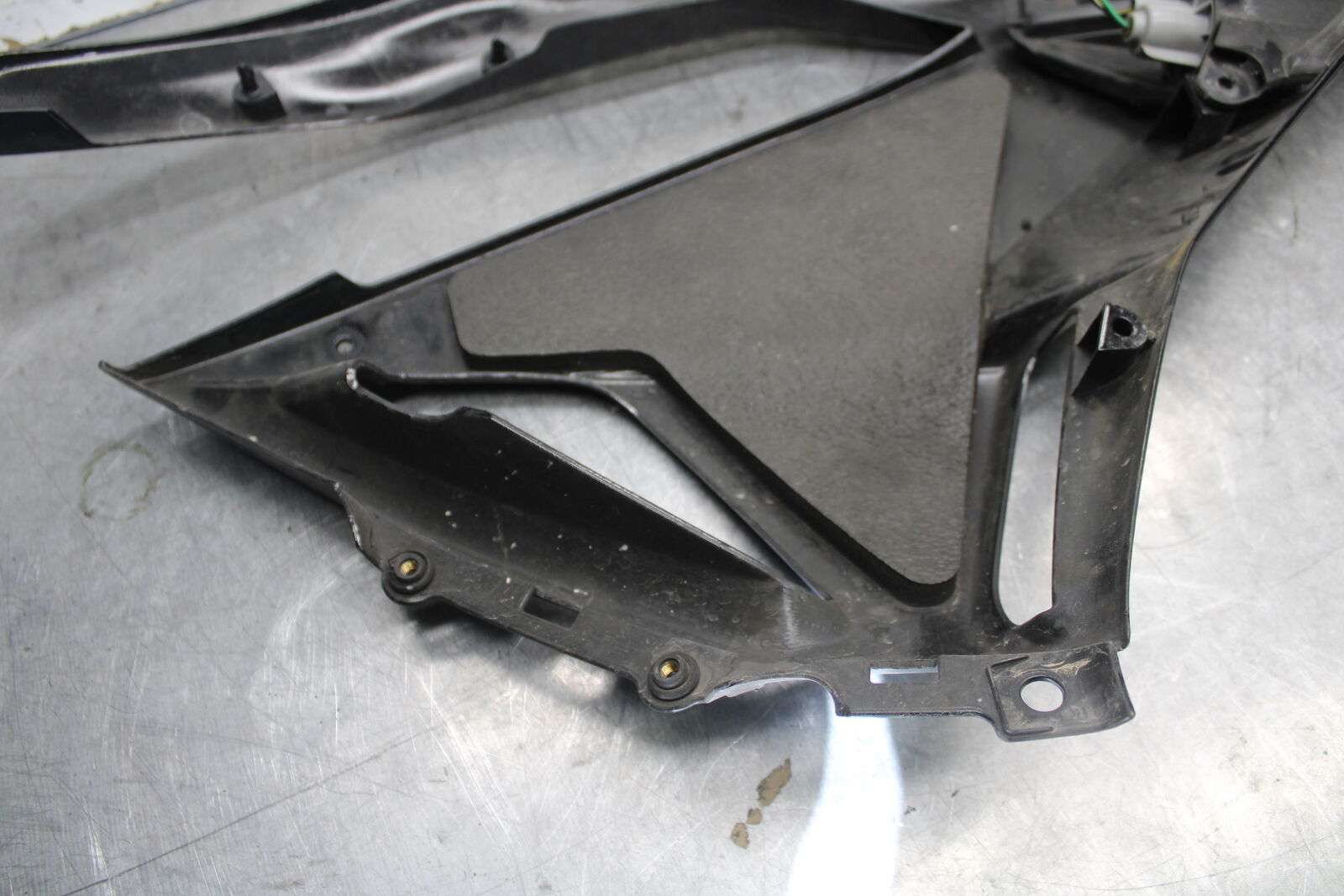 09-12 KAWASAKI NINJA ZX6R LEFT LOWER MID UPPER SIDE FAIRING COWL BB698