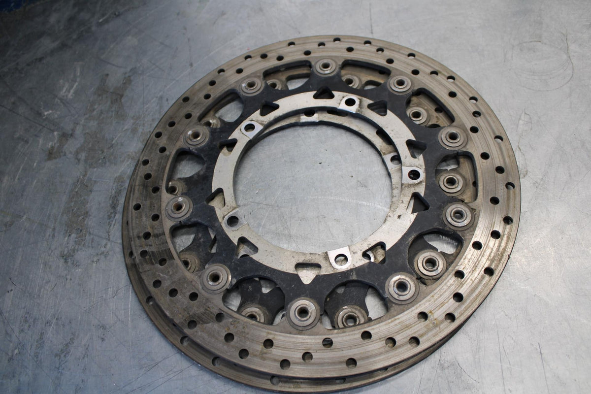 07-08 YAMAHA YZF R1 FRONT LEFT RIGHT BRAKE ROTORS DISCS 4C8-2581T-00-00 BB439