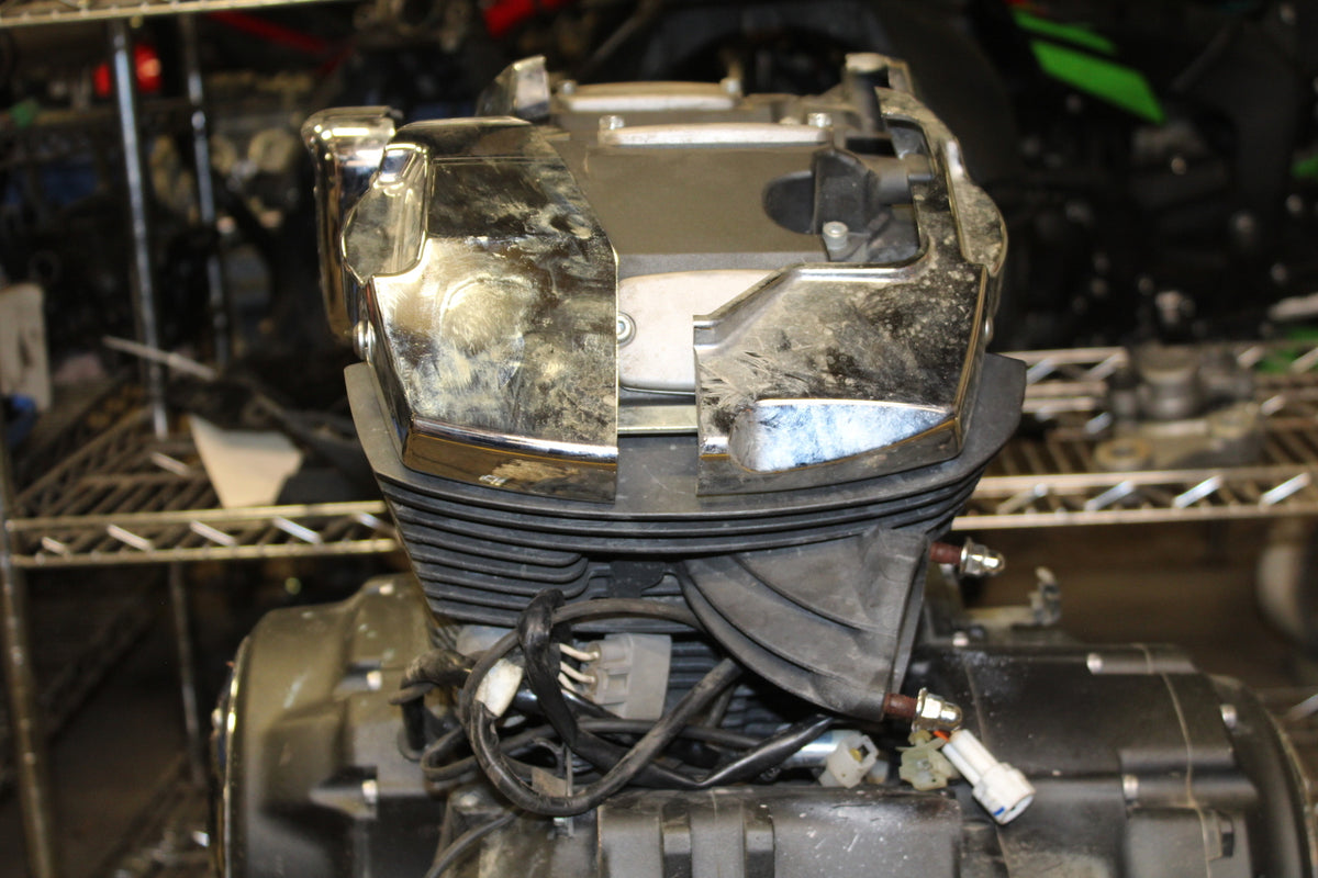 14-15 YAMAHA V STAR 1300 XVS1300CT TOURER ENGINE MOTOR BB722
