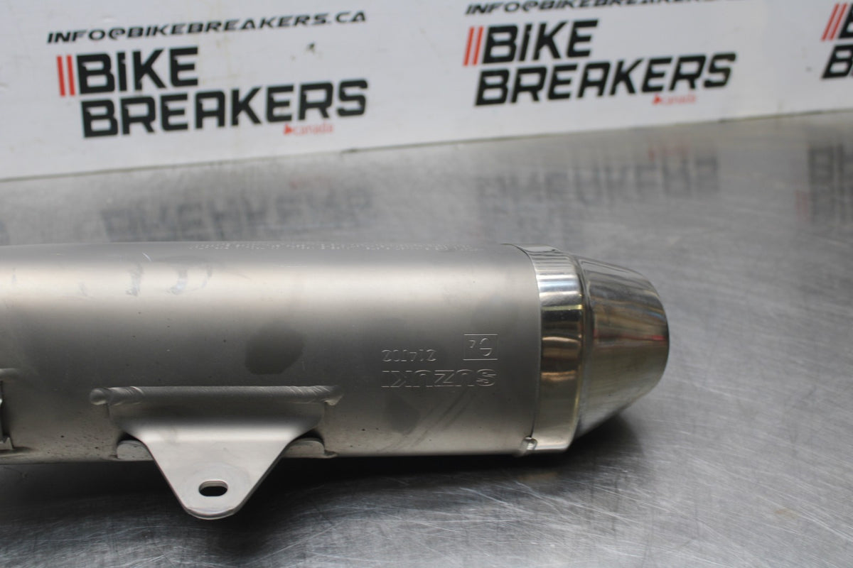 11-24 SUZUKI GSXR750 EXHAUST PIPE MUFFLER SLIP ON CAN SILENCER BB630
