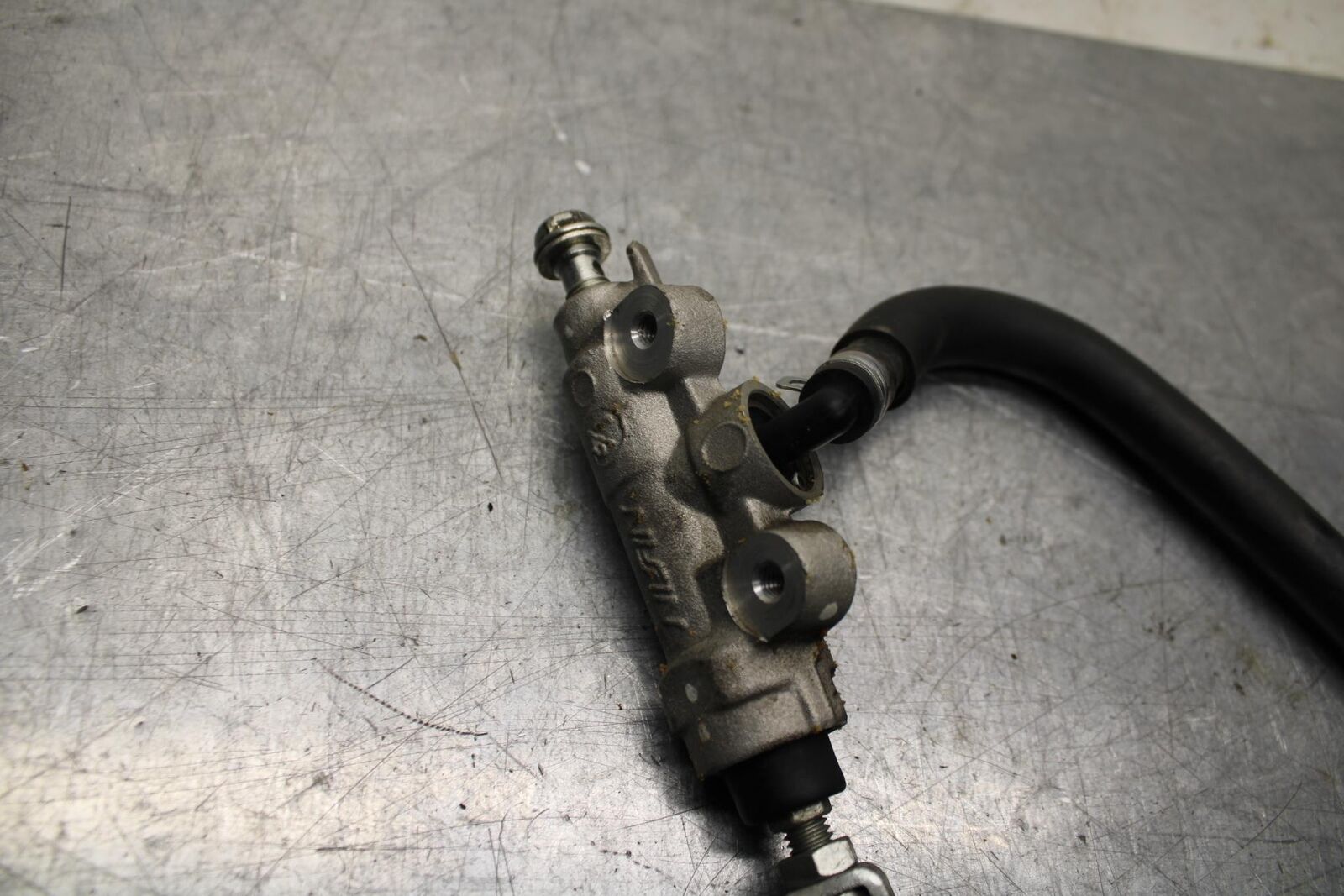 17-20 KAWASAKI Z125 PRO REAR BACK BRAKE MASTER CYLINDER W RESERVOIR BB74