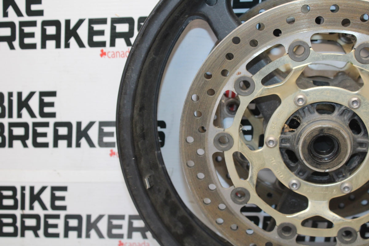 05-06 HONDA CBR600RR FRONT WHEEL FRONT RIM & ROTORS BB893