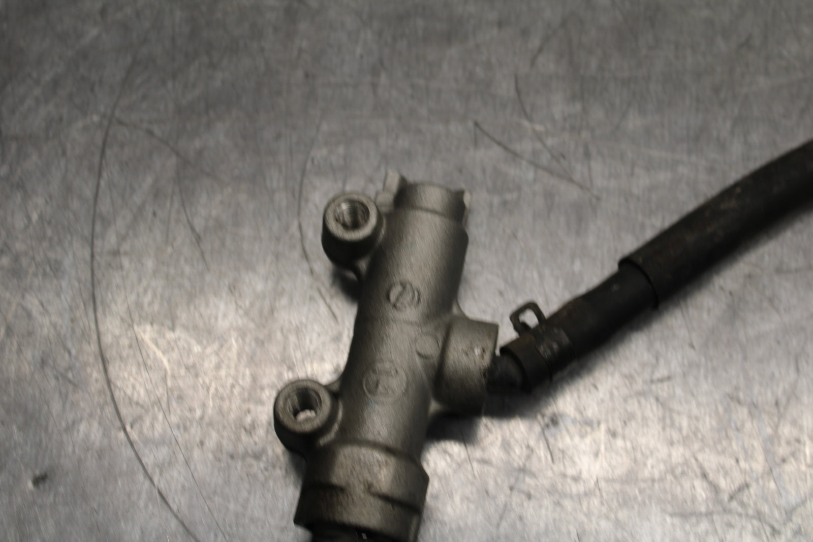 12-13 KAWASAKI Z1000 REAR BACK BRAKE MASTER CYLINDER W RESERVOIR BB743