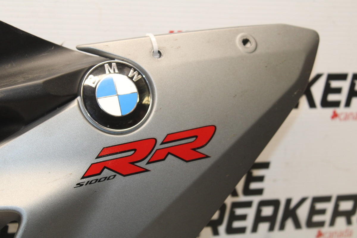10-11 BMW S1000RR RIGHT FRONT UPPER MID SIDE FAIRING COWL PLASTIC BB941