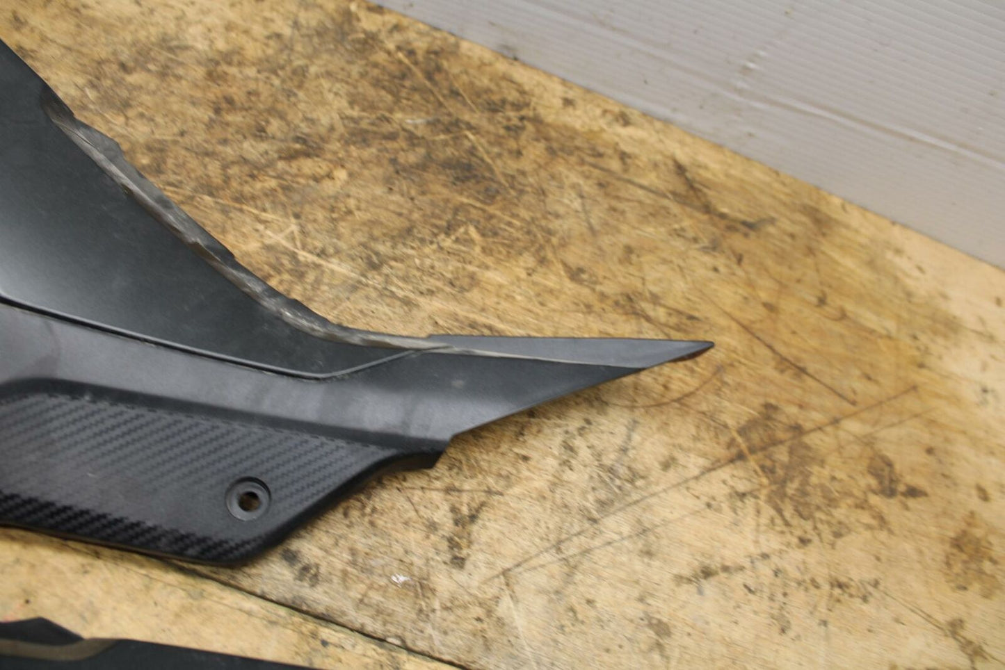 16-18 HONDA CBR500R RIGHT LEFT FRONT SIDE SEAT PANELS TRIMS COWLS BB345 