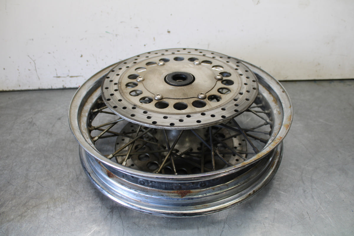 99-00 YAMAHA V STAR 1100 FRONT WHEEL FRONT RIM  BB711