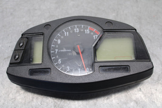 07-12 HONDA CBR600RR SPEEDO TACH GAUGES CLUSTER SPEEDOMETER TACHOMETER BB672
