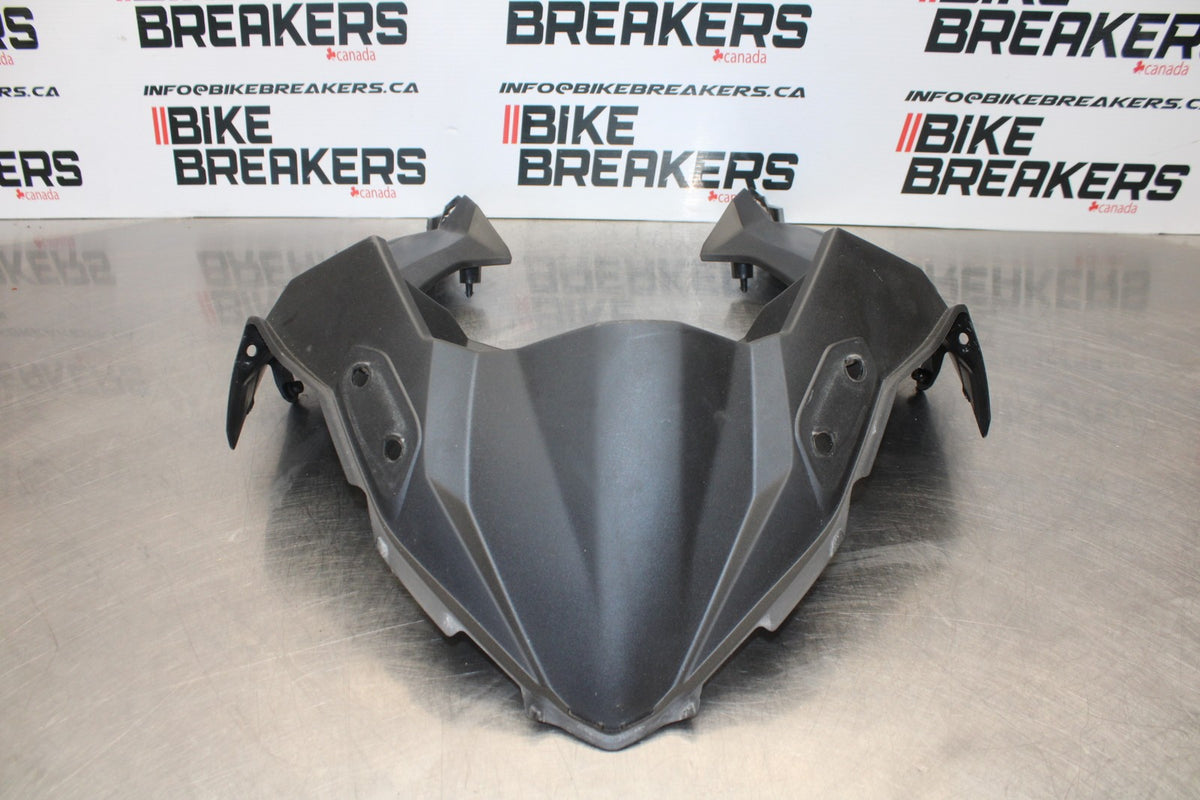 18-23 KAWASAKI NINJA 400 EX400 ABS FRONT CENTER COWL FAIRING BB192