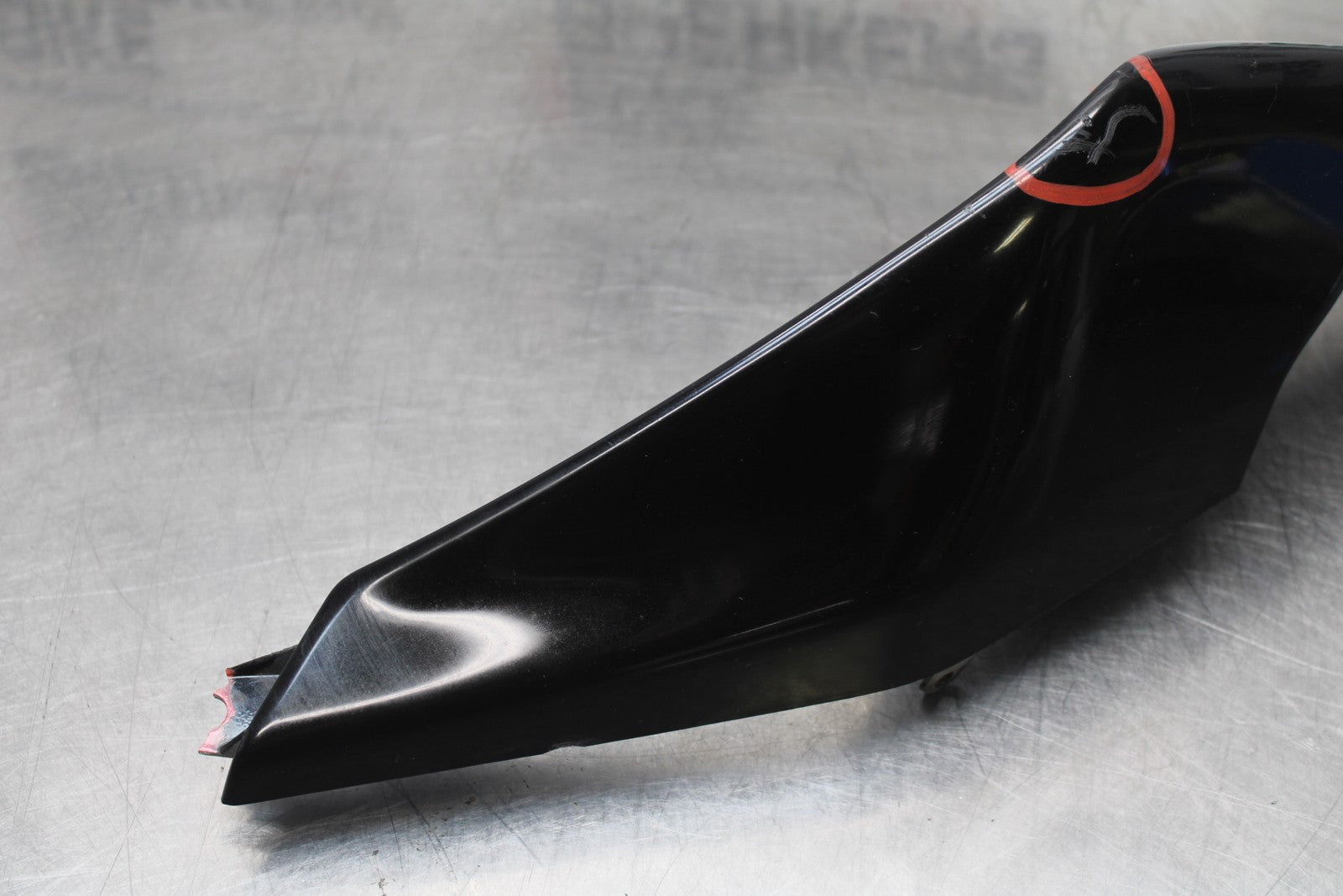 08 KAWASAKI NINJA ZX10R LEFT REAR BACK TAIL FAIRING COWL SHROUD BB201