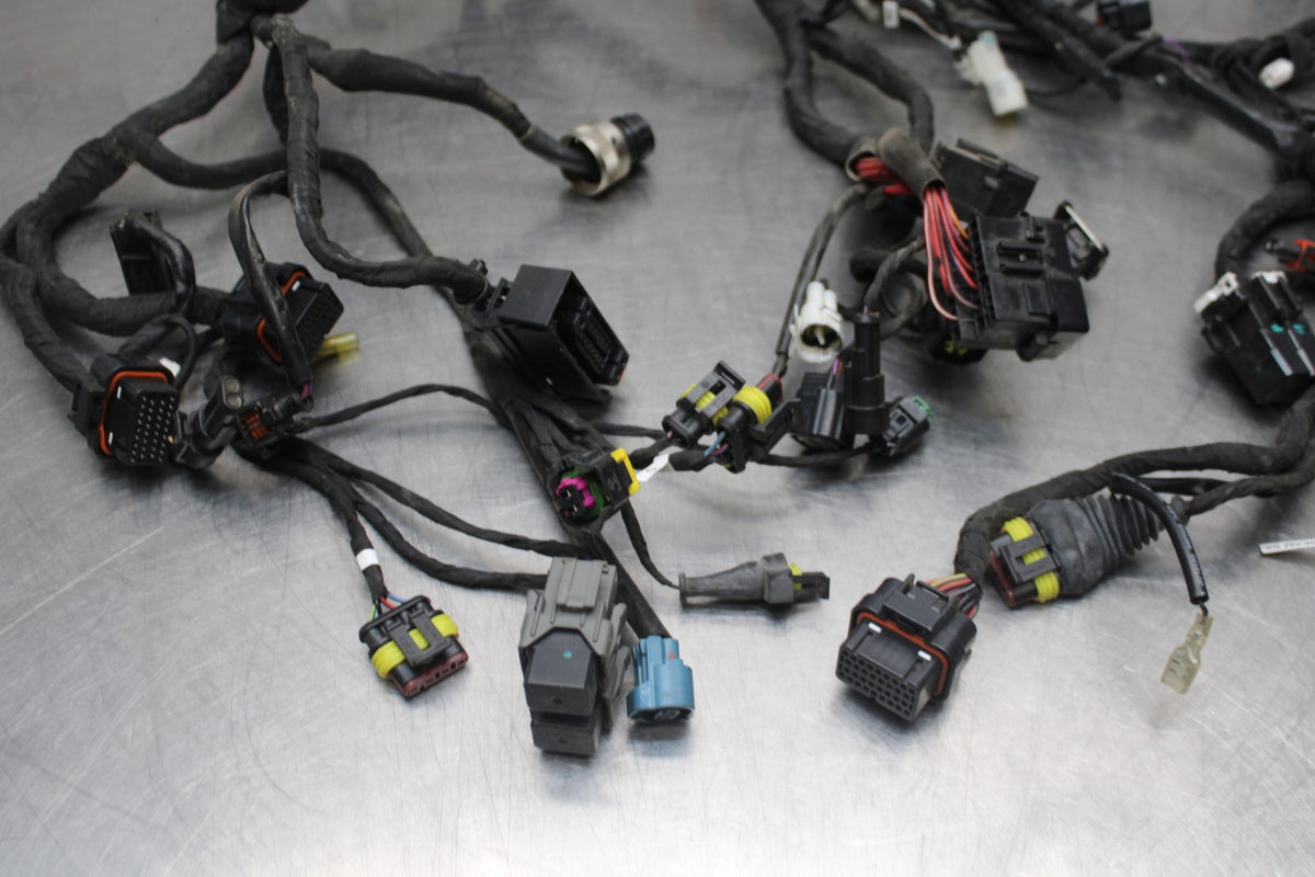 16 DUCATI 959 PANIGALE MAIN ENGINE WIRING HARNESS MOTOR WIRE LOOM BB912