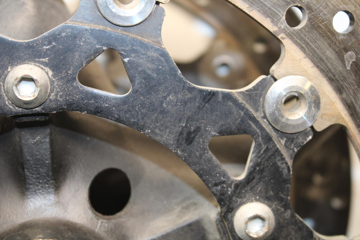 05 YAMAHA YZF R6S FRONT WHEEL LEFT RIGHT BRAKE ROTORS DISCS BB600