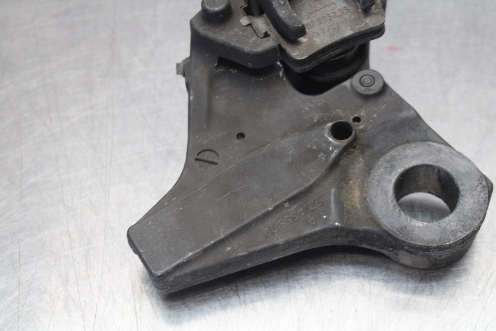 10-11 BMW S1000RR REAR BACK BRAKE CALIPER W MOUNT BRACKET BB168