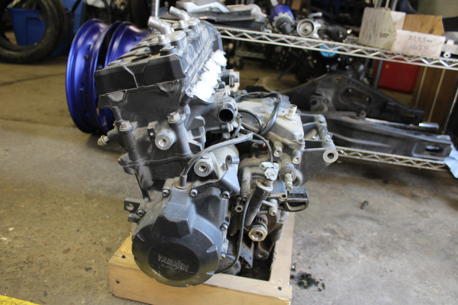 09-15 YAMAHA FZ6R ENGINE MOTOR LOW KM!! BB161