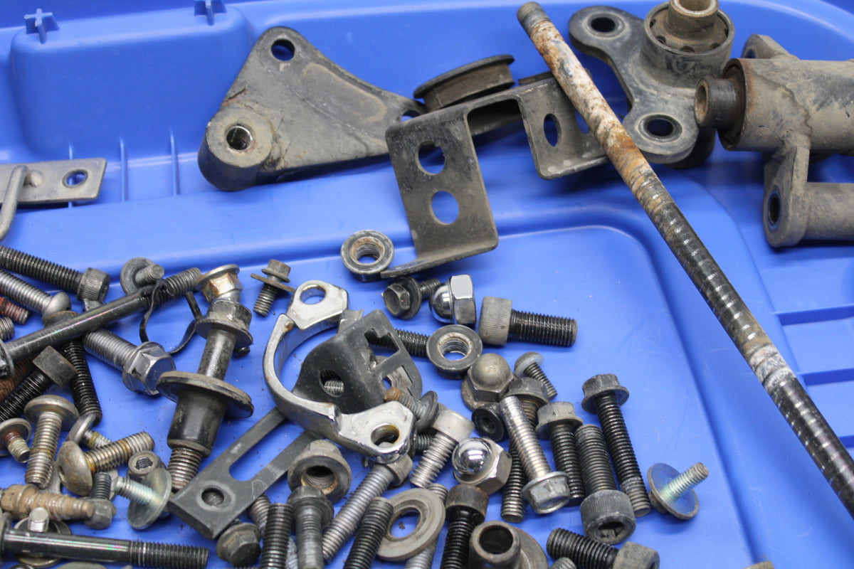03-08 KAWASAKI VULCAN 1600 MOUNTING BOLTS HARDWARE MOTOR SCREWS BB754