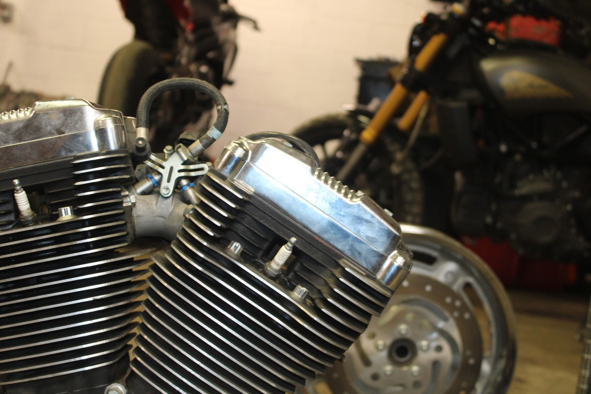 09 HARLEY-DAVIDSON SPORTSTER 1200 CUSTOM XL1200C ENGINE MOTOR BB776
