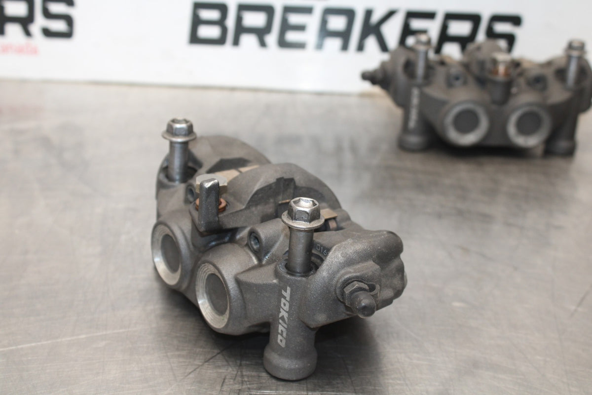 08 KAWASAKI NINJA ZX10R RIGHT LEFT FRONT BRAKE CALIPER SET PAIR CALIPERS BB902