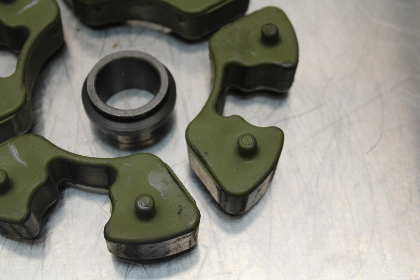 13-17 KAWASAKI NINJA ZX6R ZX636 ABS REAR HUB & DAMPERS CUSH ABSORBERS BB143