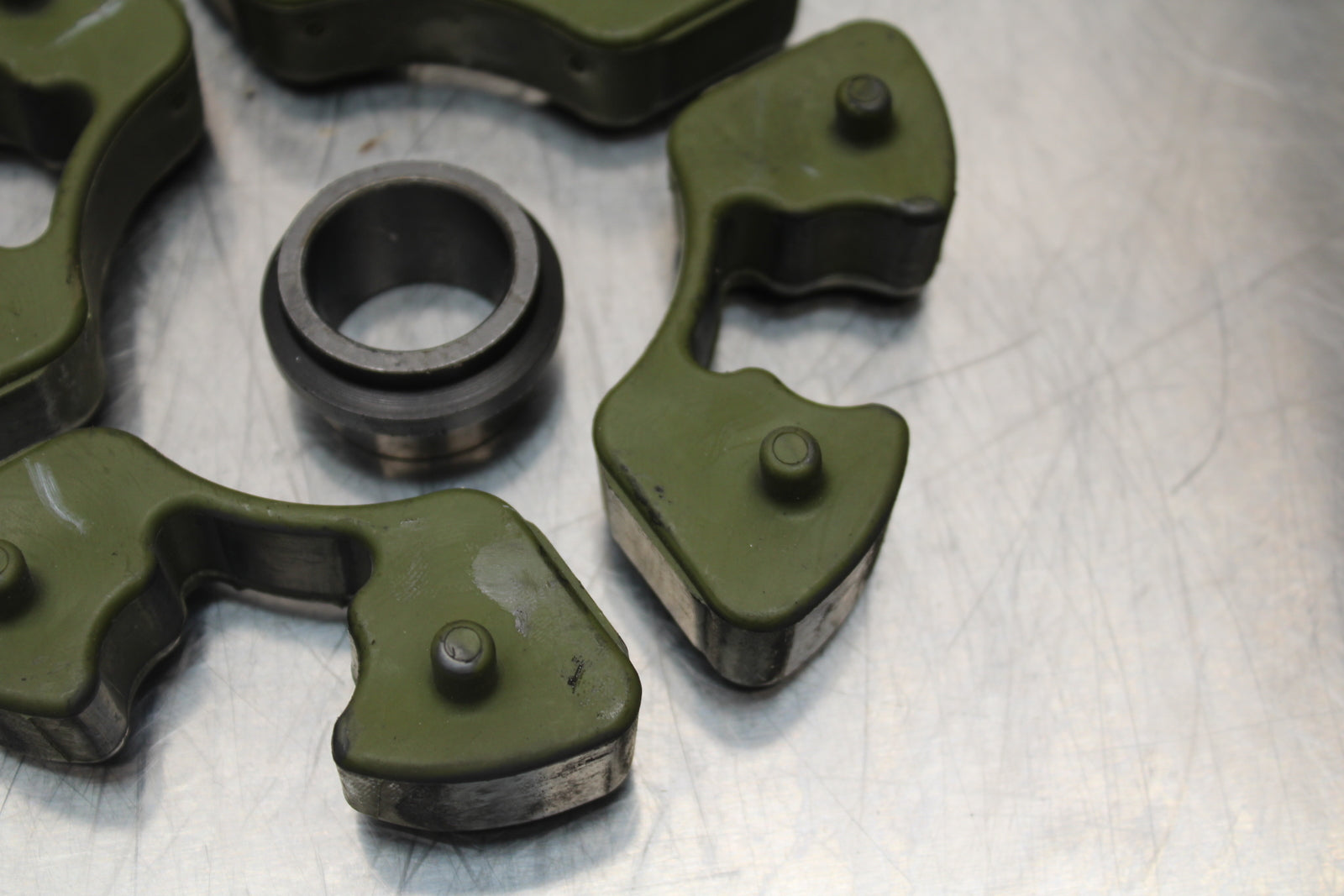 13-17 KAWASAKI NINJA ZX6R ZX636 ABS REAR HUB & DAMPERS CUSH ABSORBERS BB143