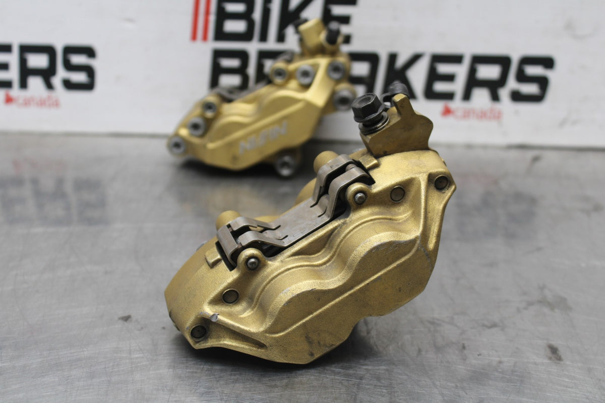 00-01 HONDA CBR929RR RIGHT LEFT FRONT BRAKE CALIPER SET PAIR CALIPERS BB925