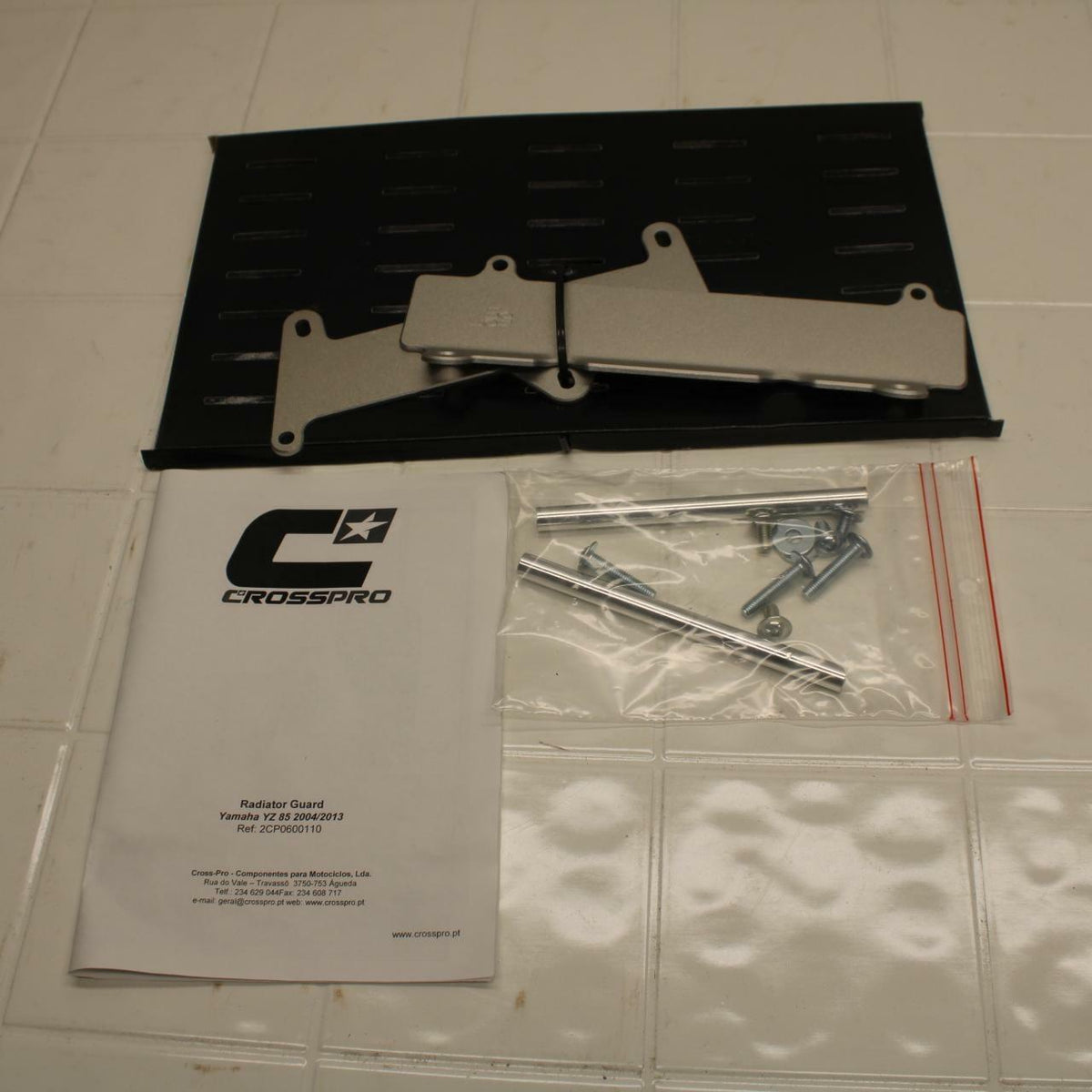 04-13 YAMAHA YZ85 CROSSPRO RADIATOR GUARD SHIELD