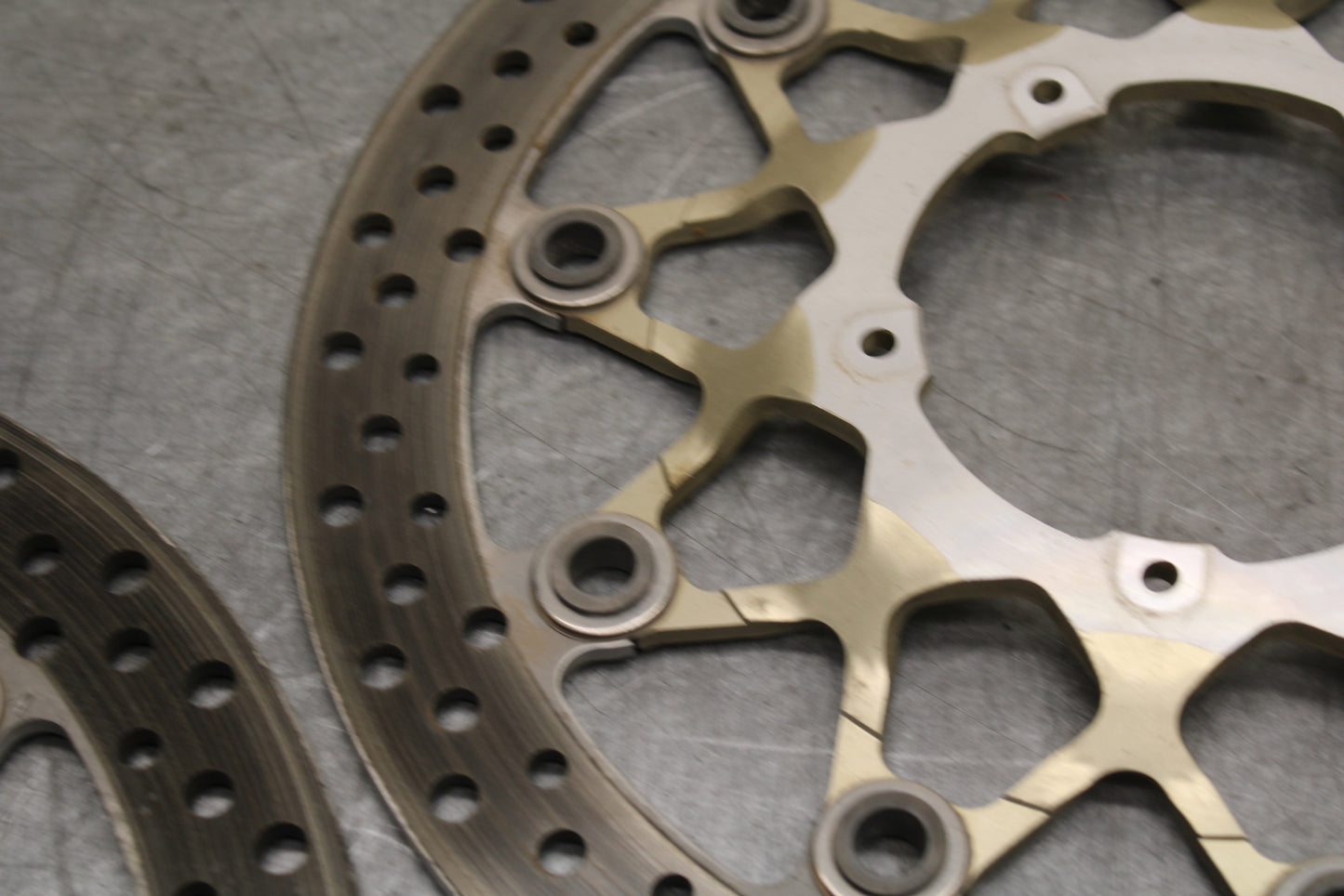 17-21 HONDA CBR1000RR SP FRONT LEFT RIGHT BRAKE ROTORS DISCS BB681