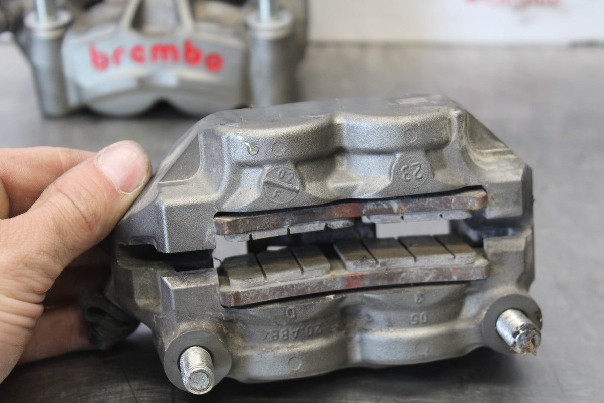 24 APRILIA TUONO V4 1100 FACTORY ABS FRONT BRAKE CALIPER SET PAIR BB887