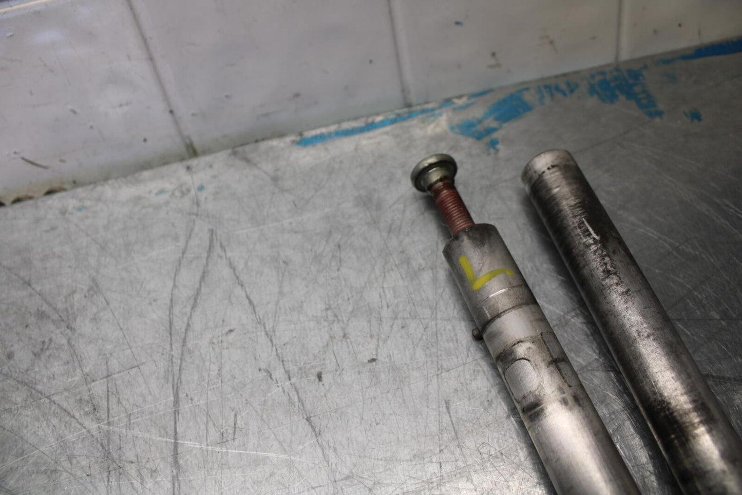 07-08 KAWASAKI CONCOURS 1400 ABS LEFT RIGHT CLIP ON TUBE HANDLEBARS PAIR BB449